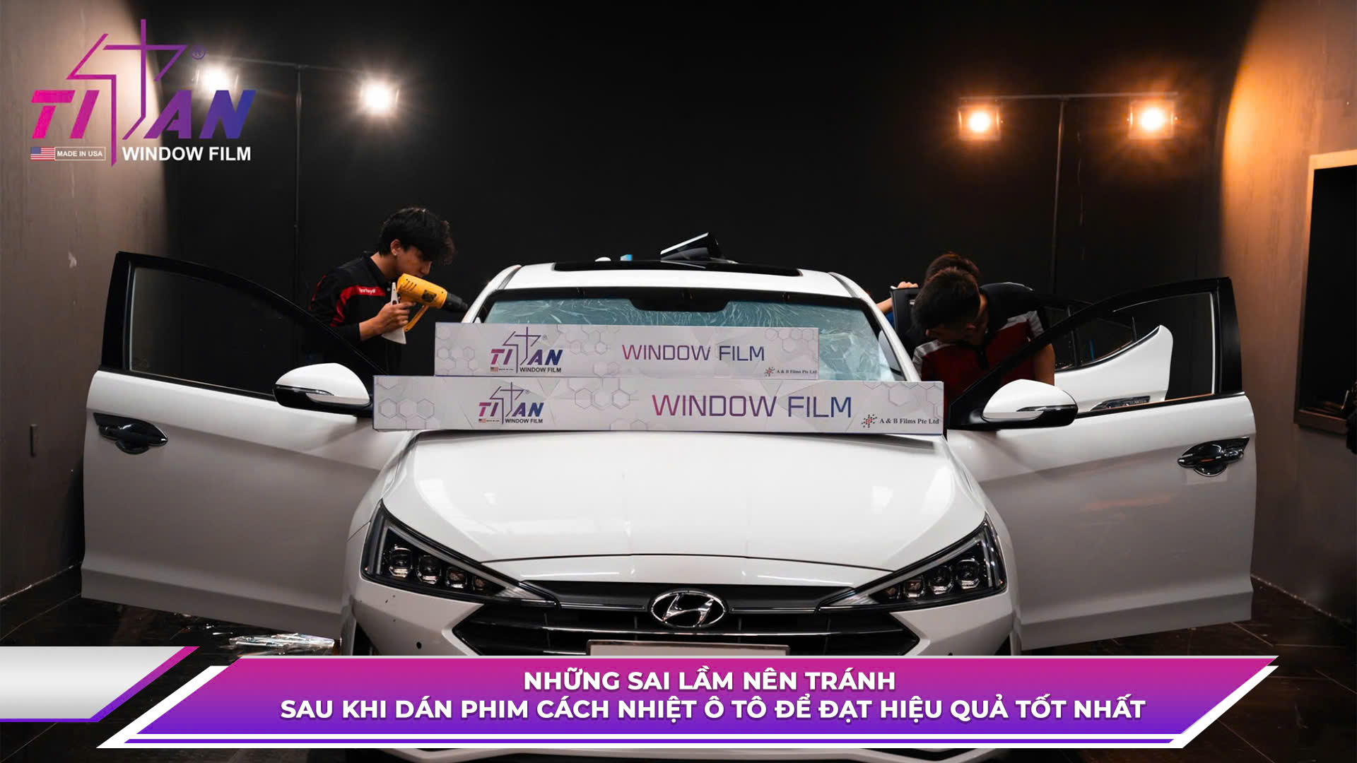 NHỮNG SAI LẦM NÊN TRÁNH SAU KHI DÁN PHIM CÁCH NHIỆT Ô TÔ ĐỂ ĐẠT HIỆU QUẢ TỐT NHẤT